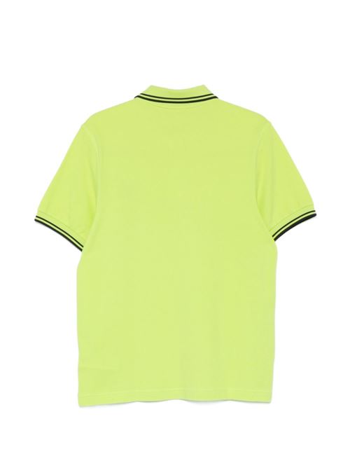 Polo uomo Fred Perry M3600 lime e nero con doppia riga FRED PERRY | M3600P84B